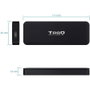 TooQ Caja Externa SSD M.2 NVMe PCIe 2230/42/60/80 para Disco USB 3.1 Gen 2 Tipo-C TQE-2280B - Compatible Windows/Mac/Linux, 1 TB, Aluminio Negro